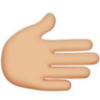 Rightwards Hand Emoji Apple