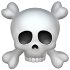 Skull And Crossbones Emoji Apple