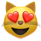 Smiling Cat With Heart Eyes Emoji Apple