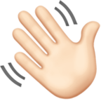 Waving Hand Emoji Apple