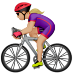 Woman Biking Emoji Apple