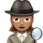 Woman Detective Emoji Apple