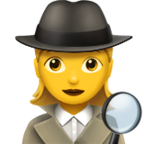 Woman Detective Emoji Apple