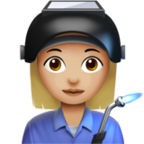 Woman Factory Worker Emoji Apple