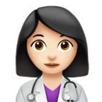 Woman Health Worker Emoji Apple