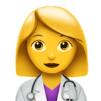 Woman Health Worker Emoji Apple