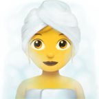 Woman In Steamy Room Emoji Apple