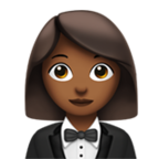 Woman In Tuxedo Emoji Apple