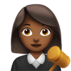 Woman Judge Emoji Apple