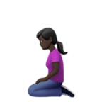 Woman Kneeling Emoji Apple