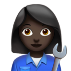 Woman Mechanic Emoji Apple