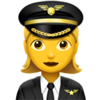 Woman Pilot Emoji Apple