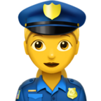 Woman Police Officer Emoji Apple