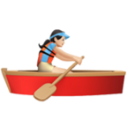 Woman Rowing Boat Emoji Apple