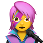 Woman Singer Emoji Apple