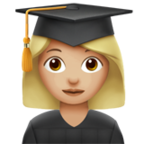 Woman Student Emoji Apple