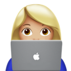 Woman Technologist Emoji Apple