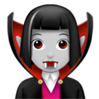 Woman Vampire Emoji Apple