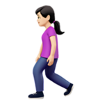 Woman Walking Emoji Apple