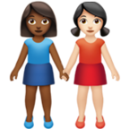 Women Holding Hands Emoji Apple