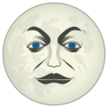 Full Moon Face Emoji Emojidex
