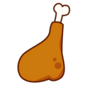 Poultry Leg Emoji Emojidex