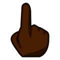 Backhand Index Pointing Up Emoji Emojidex