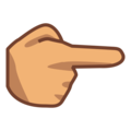 Backhand Index Pointing Right Emoji Emojidex