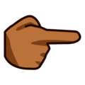 Backhand Index Pointing Right Emoji Emojidex