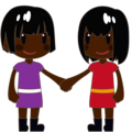 Women Holding Hands Emoji Emojidex
