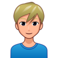 Man Blond Hair Emoji Emojidex