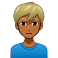 Man Blond Hair Emoji Emojidex