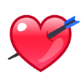 Heart With Arrow Emoji Emojidex