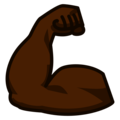 Flexed Biceps Emoji Emojidex