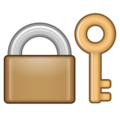 Locked With Key Emoji Emojidex