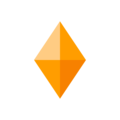 Small Orange Diamond Emoji Emojidex