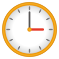 Three Oclock Emoji Emojidex
