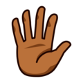 Hand With Fingers Splayed Emoji Emojidex