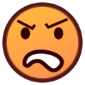 Angry Face Emoji Emojidex