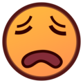 Weary Face Emoji Emojidex