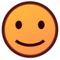 Slightly Smiling Face Emoji Emojidex