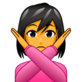 Woman Gesturing No Emoji Emojidex