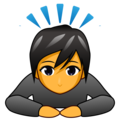 Person Bowing Emoji Emojidex