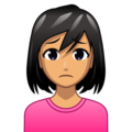 Woman Frowning Emoji Emojidex