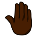 Raised Back Of Hand Emoji Emojidex