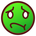 Nauseated Face Emoji Emojidex