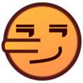 Lying Face Emoji Emojidex