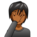 Person Facepalming Emoji Emojidex