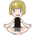Woman In Lotus Position Emoji Emojidex