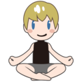 Man In Lotus Position Emoji Emojidex